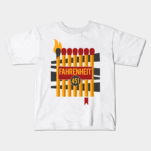 Don't Burn, Read Them Kids T-Shirt by Plan8